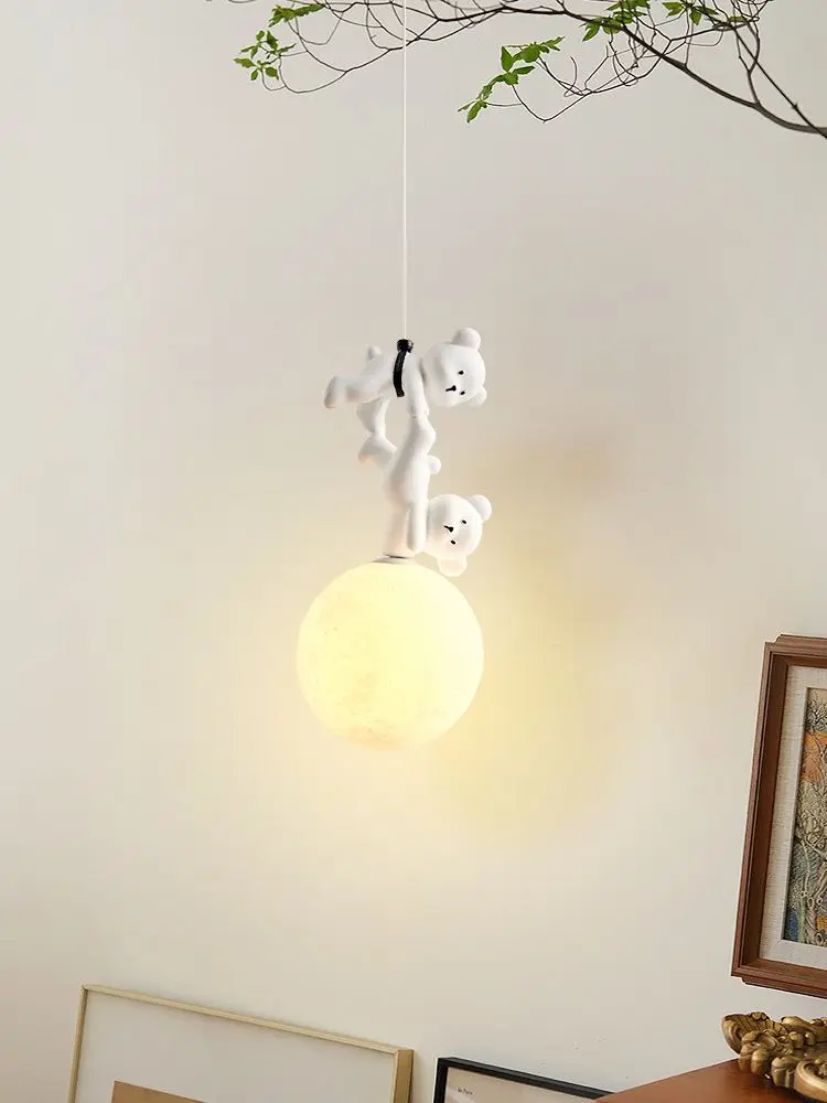 Baby Nursery Light Fixture - Ayı Lambası Karikatür Kreş Odası Başucu