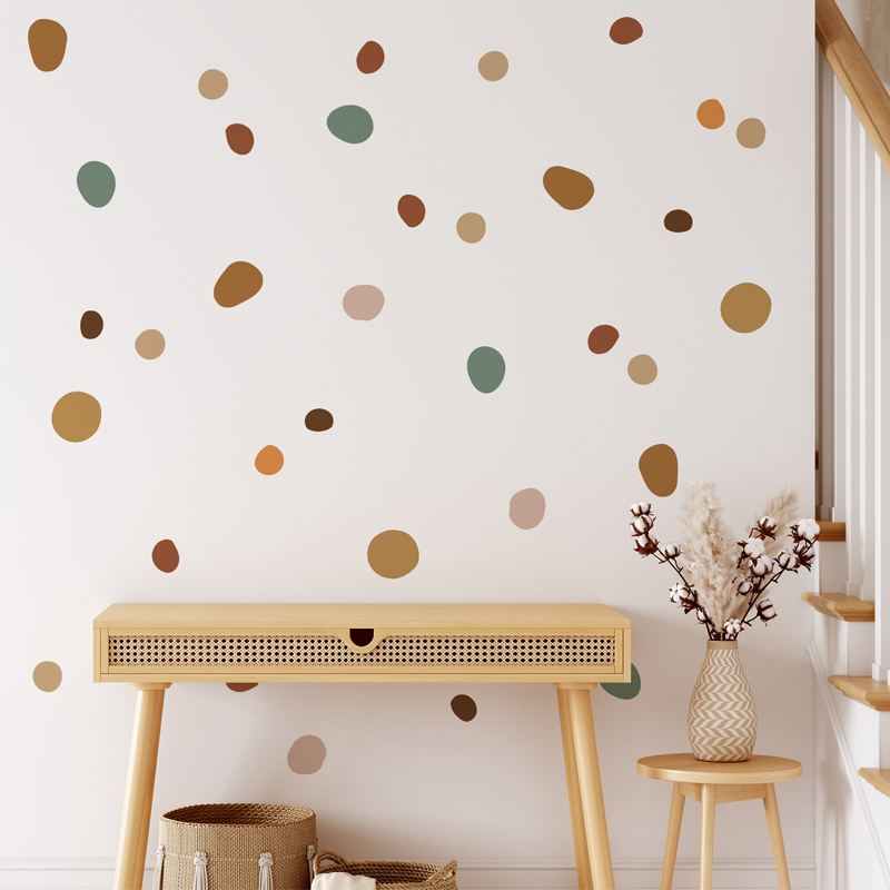 Baby Girl Nursery Quotes - Boho Kreş Puantiyeli Yaratıcı duvar çıkartmaları