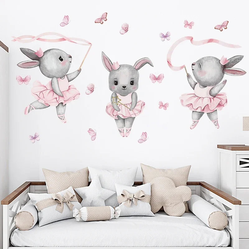 Baby Girl Nursery Quotes - El-boyalı Bale Tavşan Tavşan Dansçı Sevimli