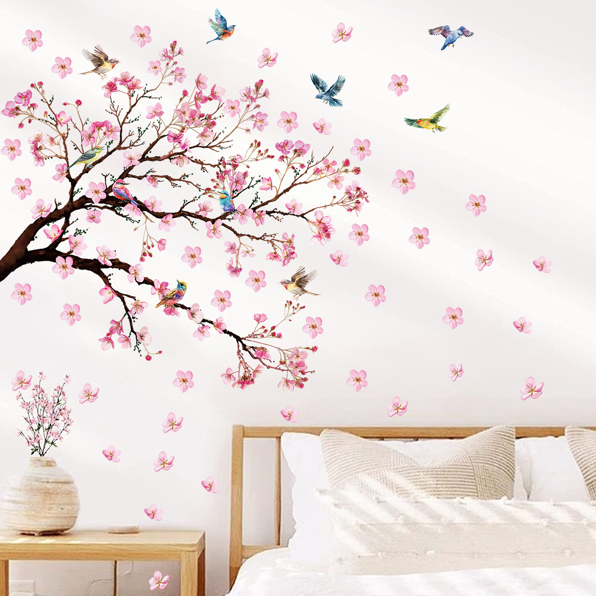 Suluboya Kuş Çiçek duvar çıkar - Baby Girl Nursery Quotes incelemesi ve fiyatı