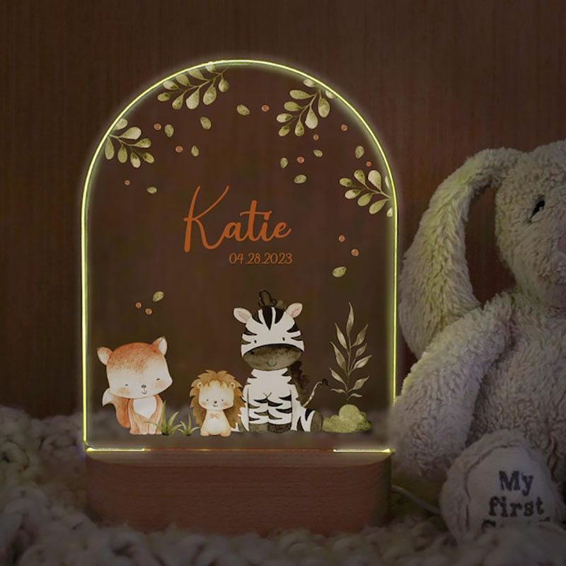 Özel Ad Bebek Gece Lambası Kiş - Baby Nursery Boy incelemesi ve fiyatı