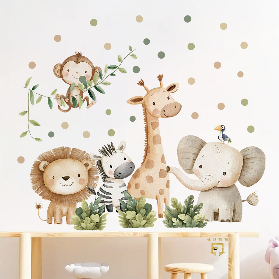 Boho Orman Hayvanları duvar çı - Baby Nursery Decor Girl incelemesi ve fiyatı