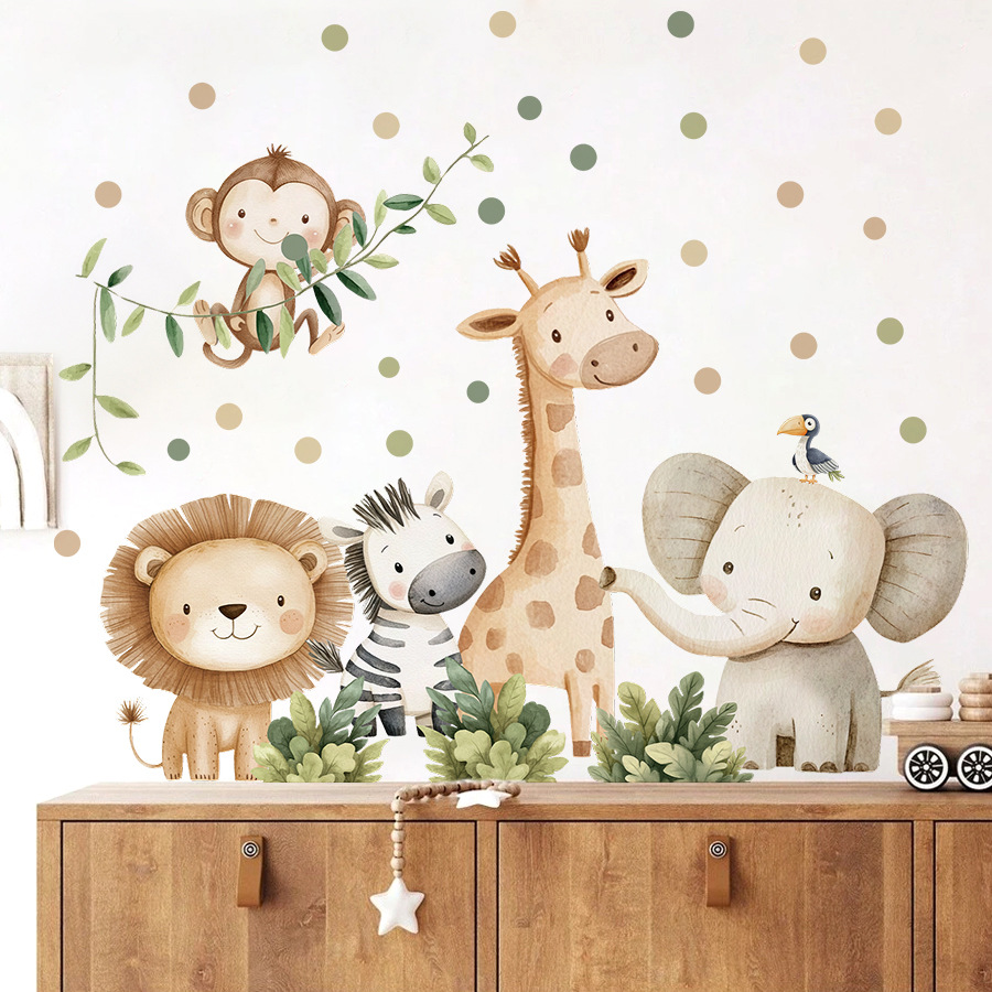 Boho Orman Hayvanları duvar çı - Baby Nursery Decor Girl incelemesi ve fiyatı