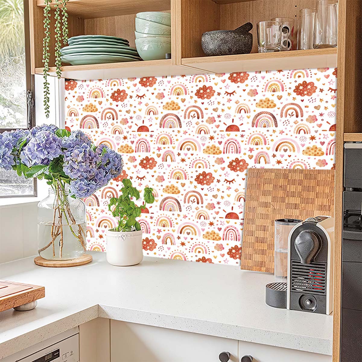 Gökkuşağı Duvar Kağıdı Kendind - Baby Nursery Peel And Stick Wallpaper incelemesi ve fiyatı