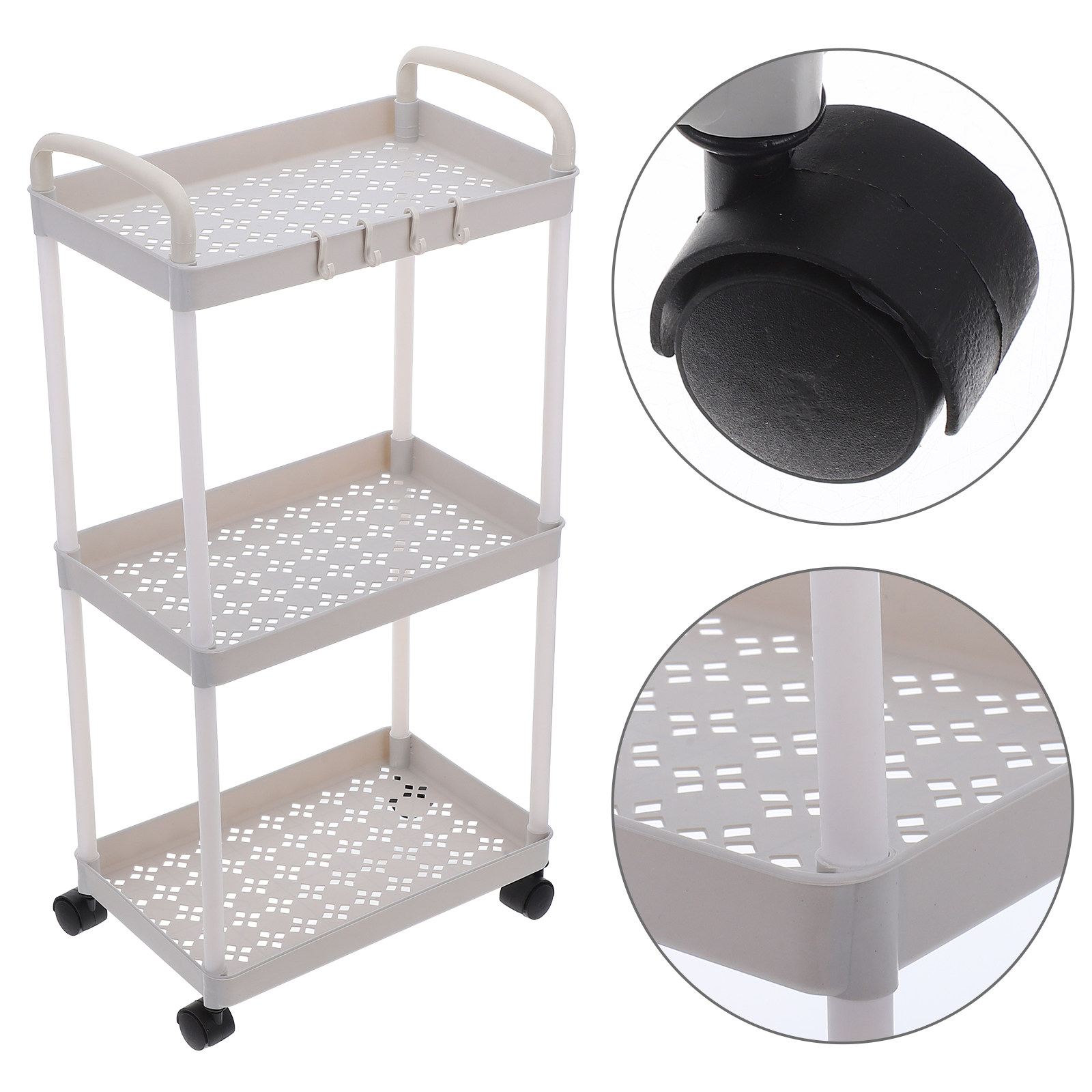 3 Katlı Plastik Depolama Araba - Baby Nursery Trolley incelemesi ve fiyatı