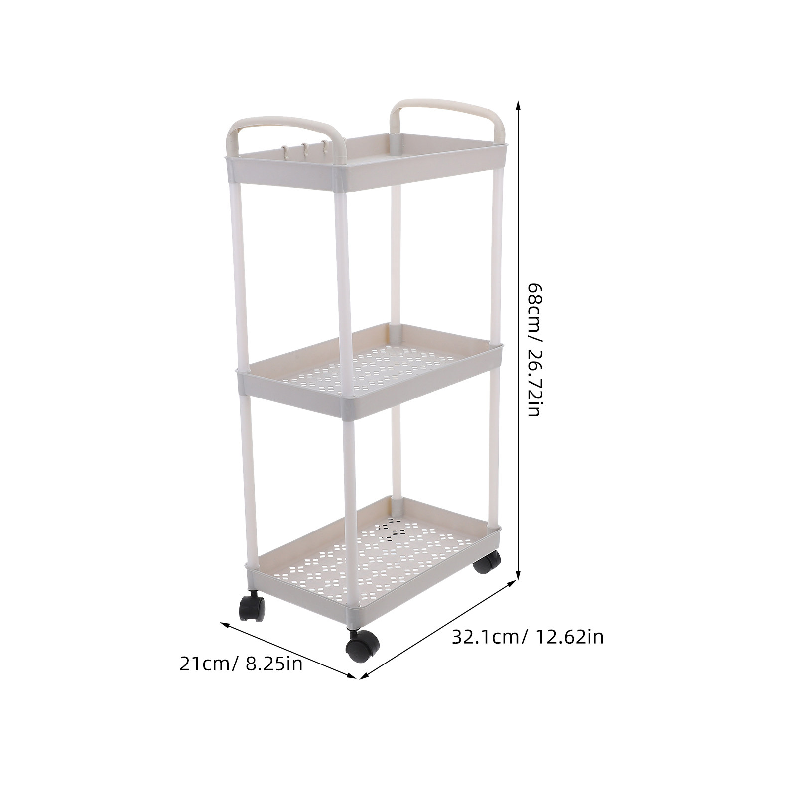 3 Katlı Plastik Depolama Araba - Baby Nursery Trolley incelemesi ve fiyatı