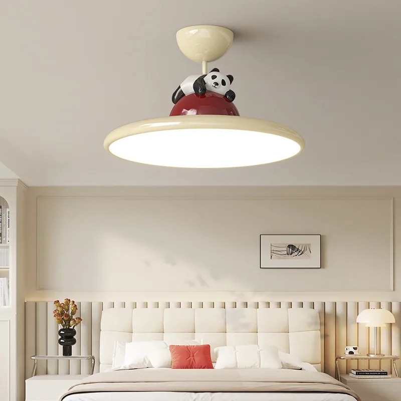 Karikatür Krem Tarzı Panda LED - Baby Nursery Light Fixture incelemesi ve fiyatı