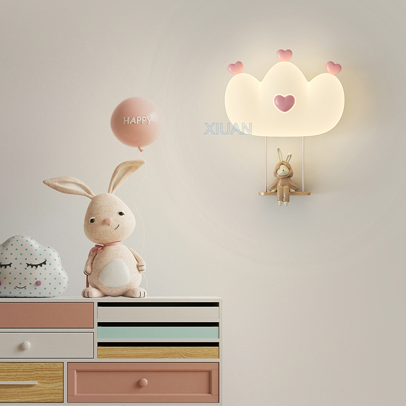 Kız çocuklar için romantik pem - Baby Nursery Wall Lights incelemesi ve fiyatı