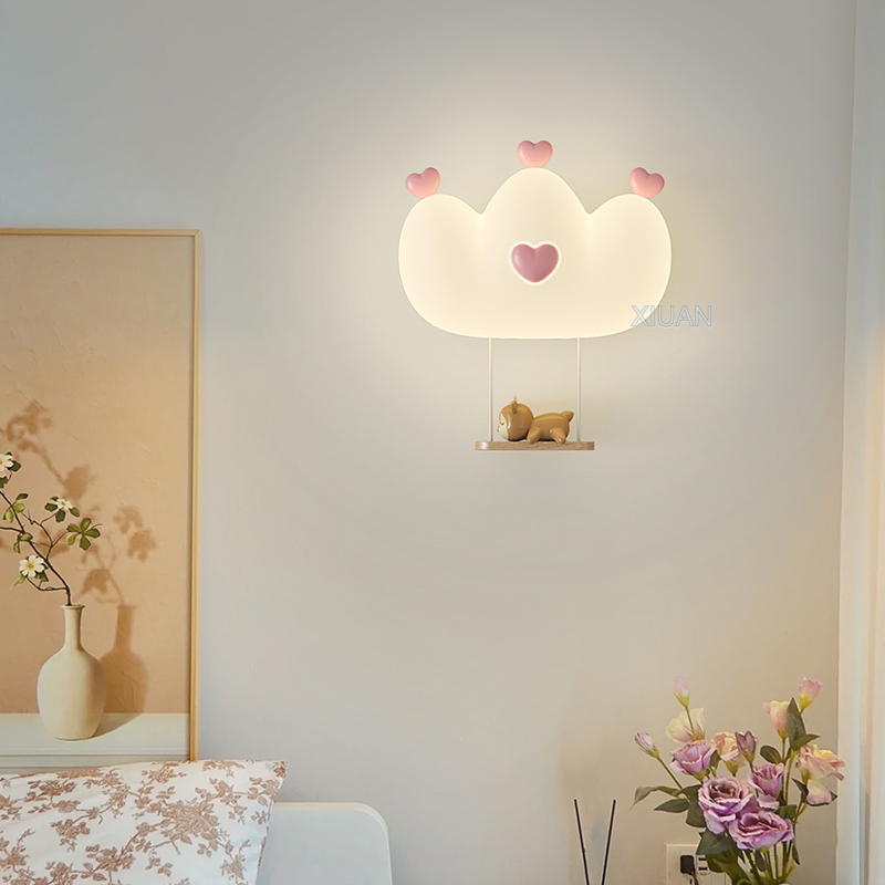 Kız çocuklar için romantik pem - Baby Nursery Wall Lights incelemesi ve fiyatı