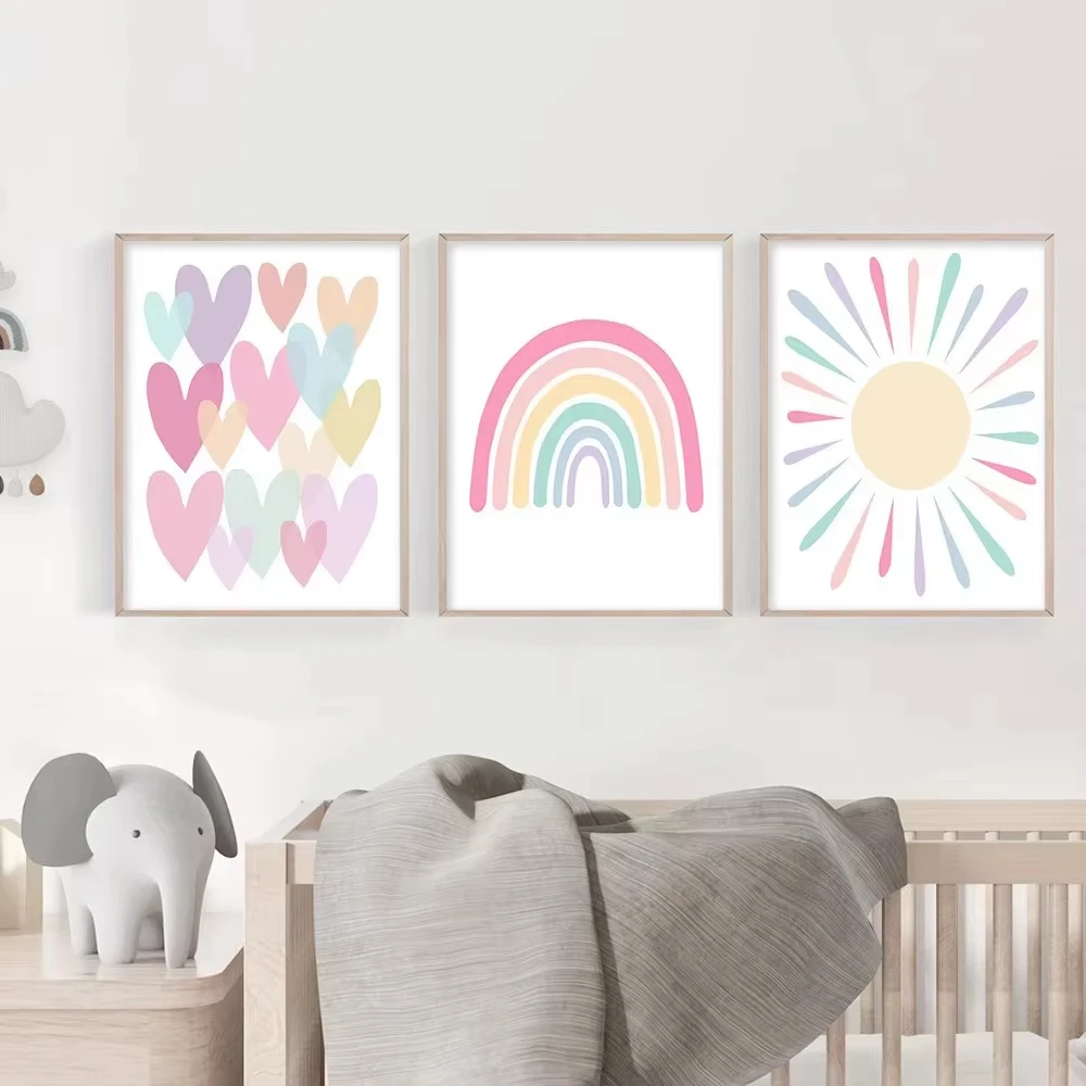 (Çerçevesiz) Karikatür Kalp Po - Baby Nursery Frames incelemesi ve fiyatı