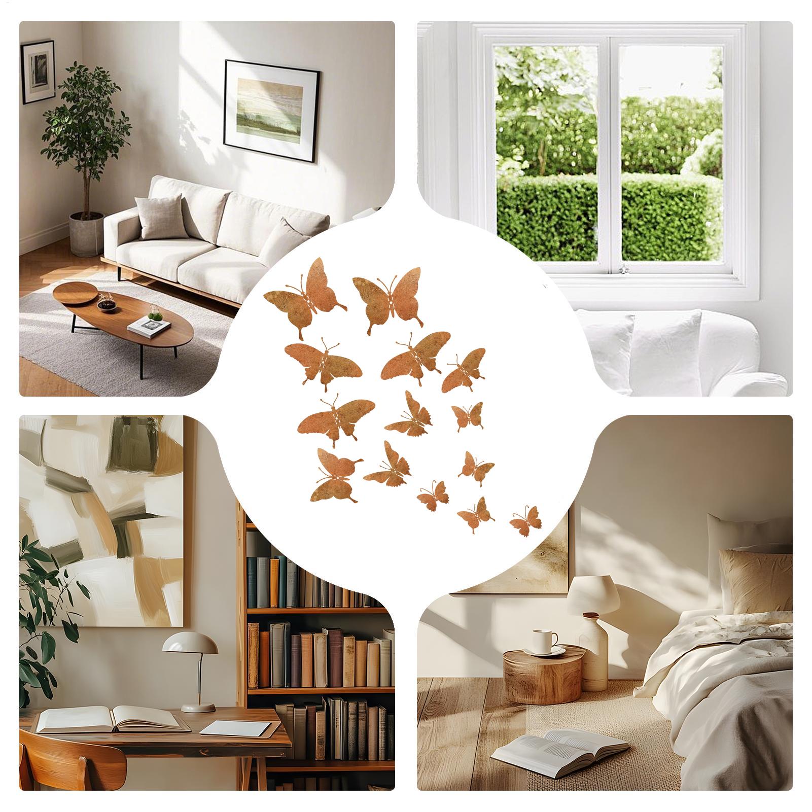 Metal Kelebek Duvar Dekoru 15  - Baby Nursery Decor Girl incelemesi ve fiyatı