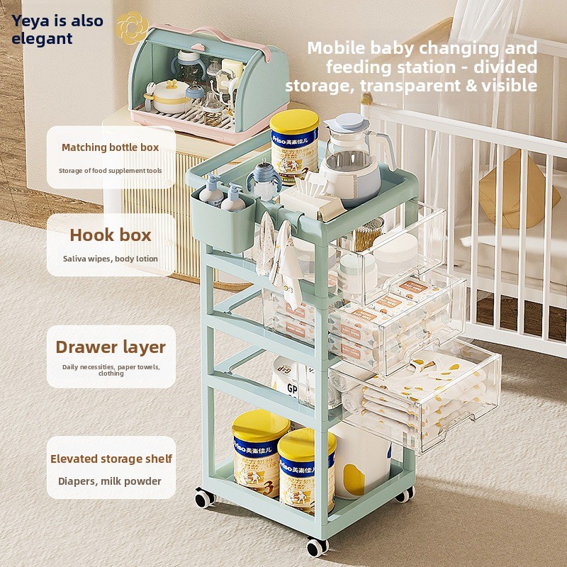 Hareketli Bebek Depolama Araba - Baby Nursery Trolley incelemesi ve fiyatı