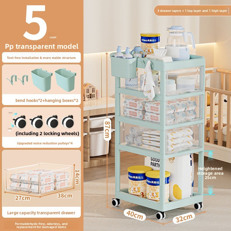 Hareketli Bebek Depolama Araba - Baby Nursery Trolley incelemesi ve fiyatı