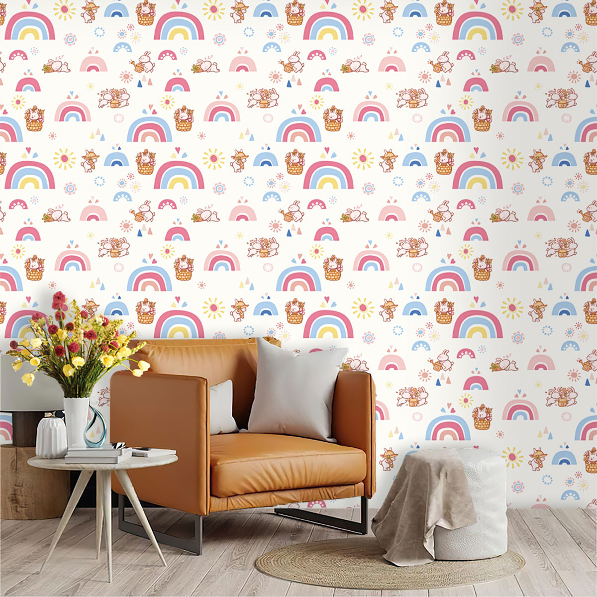 Boho Gökkuşağı Çocuklar İçin Y - Baby Nursery Peel And Stick Wallpaper incelemesi ve fiyatı