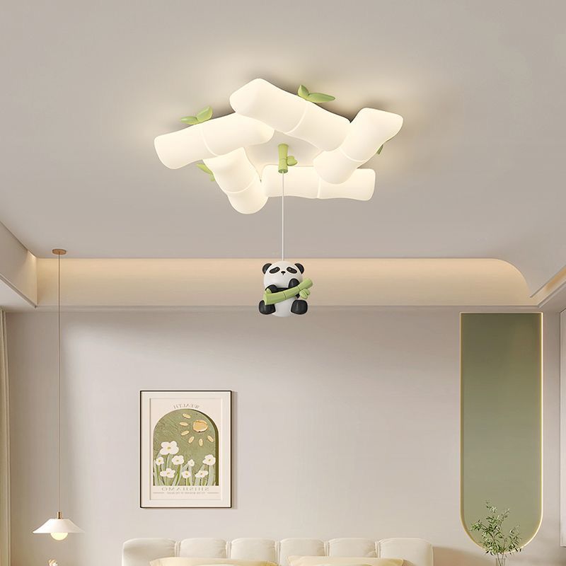 Yeni çin Panda tavan lambaları - Baby Nursery Light Fixture incelemesi ve fiyatı