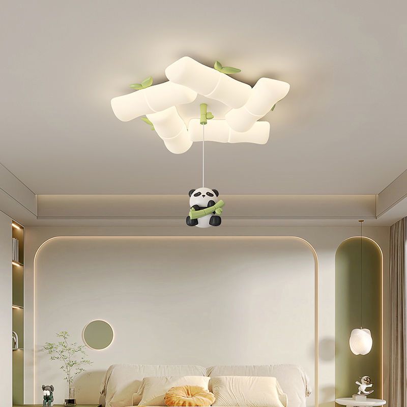 Yeni çin Panda tavan lambaları - Baby Nursery Light Fixture incelemesi ve fiyatı