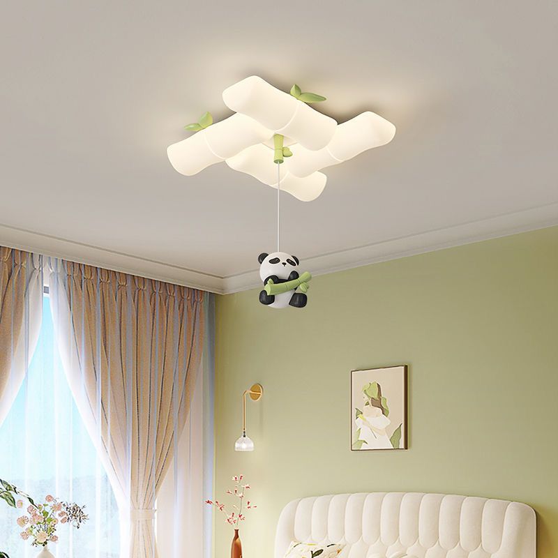 Yeni çin Panda tavan lambaları - Baby Nursery Light Fixture incelemesi ve fiyatı