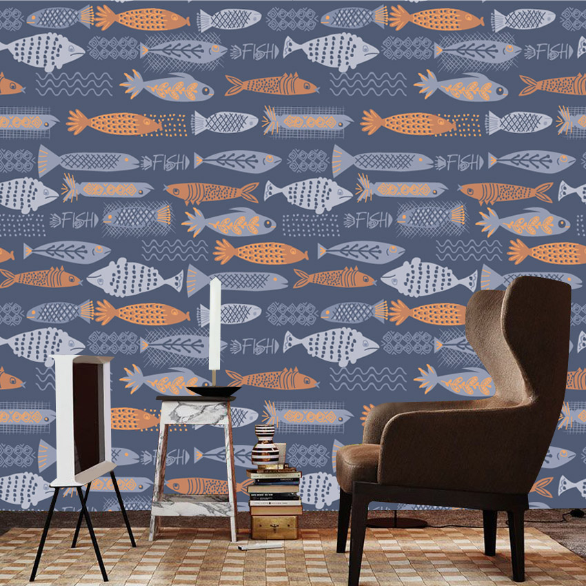 10+ Balık Tasarım Su Geçirmez  - Baby Nursery Peel And Stick Wallpaper incelemesi ve fiyatı