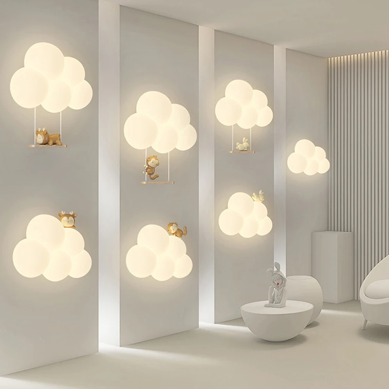Krem Tarzı Karikatür Yaratıcı  - Baby Nursery Wall Lights incelemesi ve fiyatı