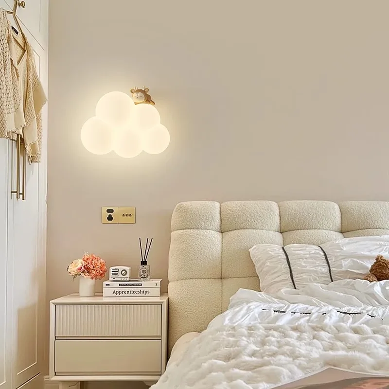 Krem Tarzı Karikatür Yaratıcı  - Baby Nursery Wall Lights incelemesi ve fiyatı