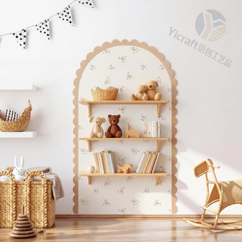 Ahşap Duvar Kemer Dekoru DIY İ - Baby Nursery Frames incelemesi ve fiyatı