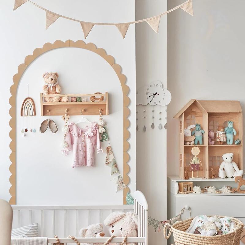 Ahşap Duvar Kemer Dekoru DIY İ - Baby Nursery Frames incelemesi ve fiyatı