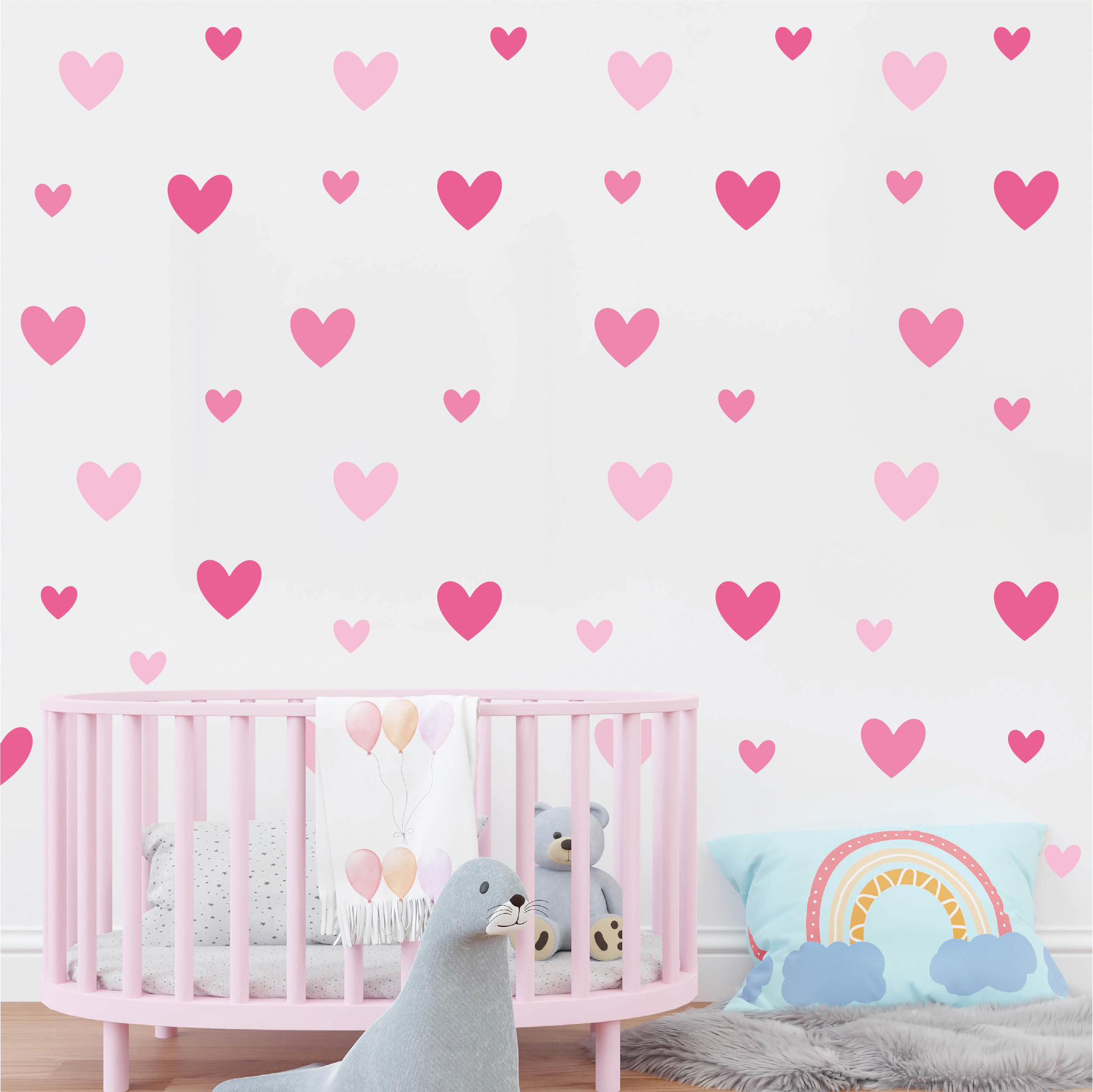 3d pembe kalp küçük prenses du - Baby Girl Nursery Quotes incelemesi ve fiyatı